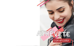 Atrévete con el color este verano con el maquillaje: lápices de labios mate de colores atrevidos o máscaras de pestañas de colores. ¡El verano es para atreverse!