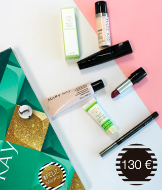 Detalle del calendario de adviento de Mary Kay para Navidad, el set estrella para regalar a ella