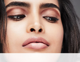 Look Mirada Intensa, un maquillaje original de ojos con detalles geométicas creado por Keiko Takagi