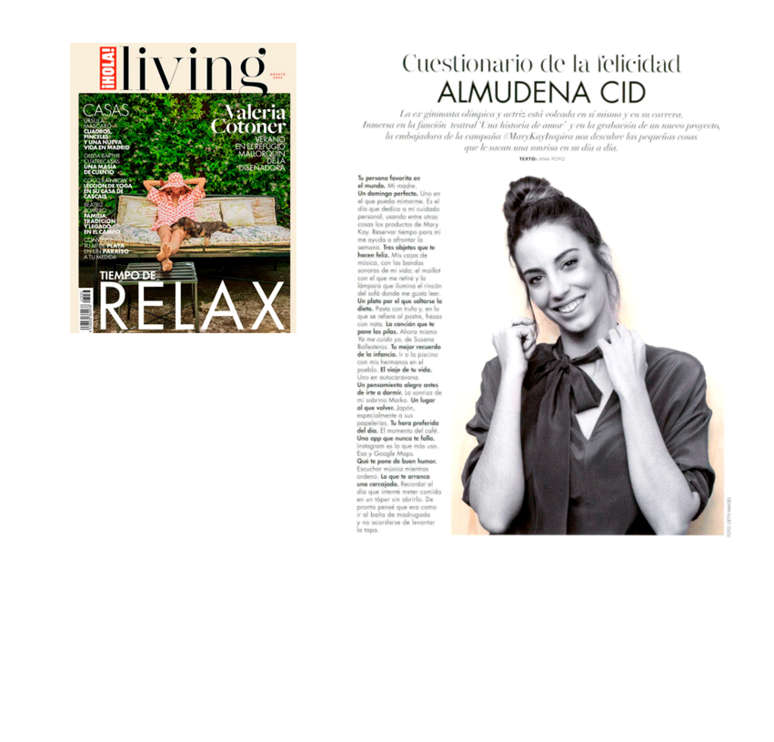 Campaña Inspira en la revista Hola Fashion