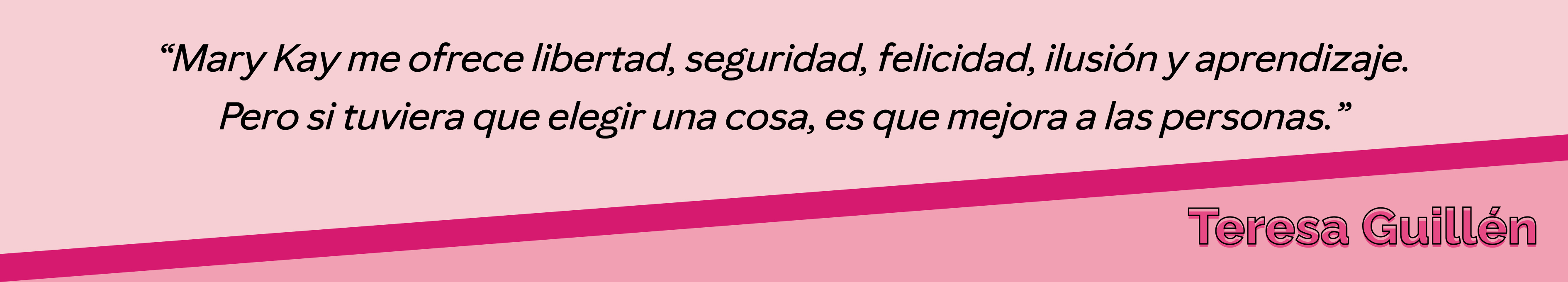 Teresa Guillén - Protagonista de Éxito emprendedor en Mary Kay