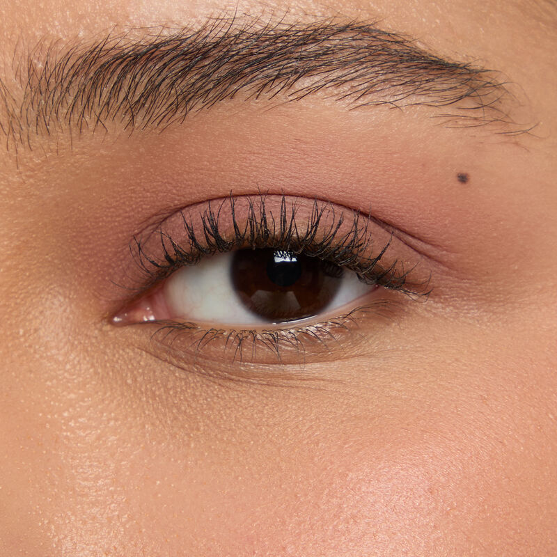 Macro eye shot&nbsp;of Mary Kay&reg;&nbsp;Matte&nbsp;Eye Shadow Stick in&nbsp;Lunar Rose&nbsp;on&nbsp;medium&nbsp;skin tone.