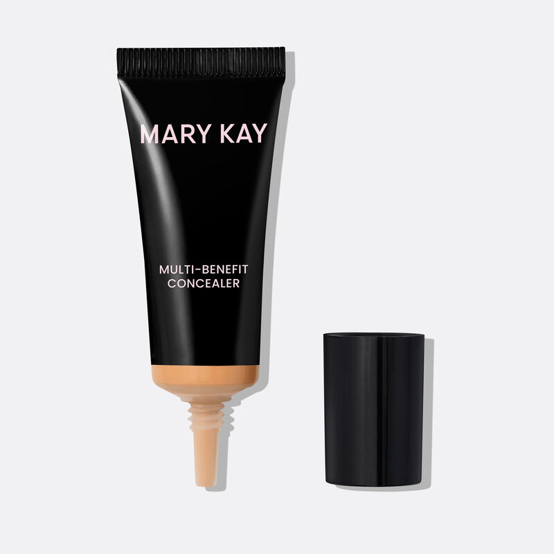 Black Mary Kay&trade; Multi-Benefit Concealer Bottle in Medium 1 with the cap removed, showcasing the needle nose